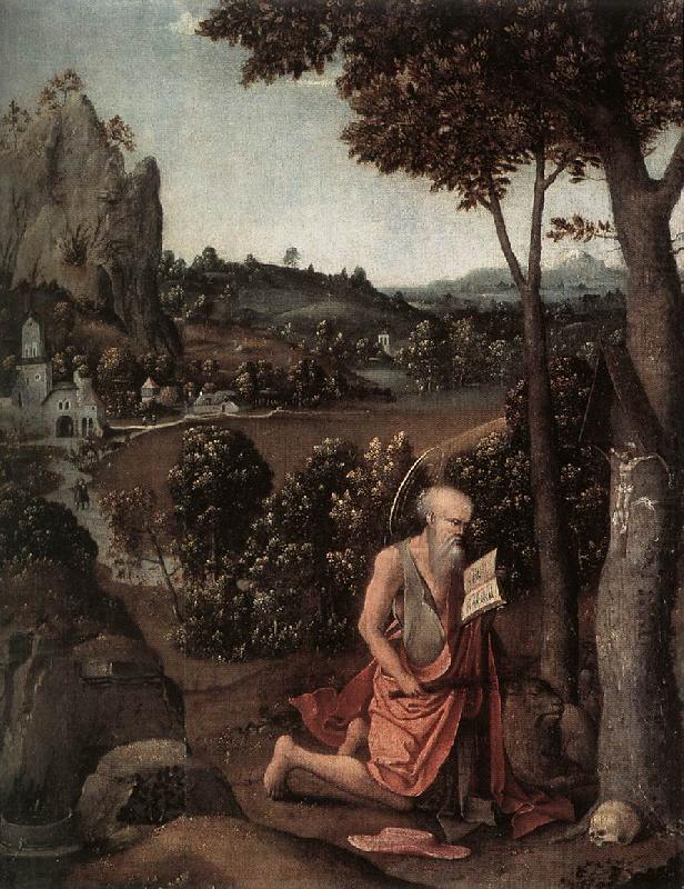 Rocky Landscape with Saint Jerome af, PATENIER, Joachim